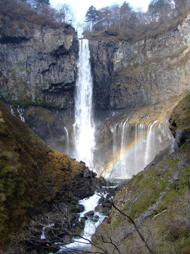 Kegon Falls plunging 97 metres near Lake Chuzenji, Nikko