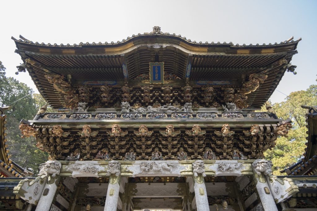 The gilded Yomeimon Gate at Nikko Tosho-gu shrine