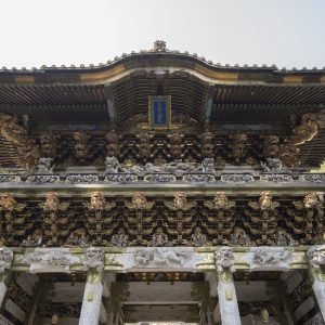 The gilded Yomeimon Gate at Nikko Tosho-gu shrine