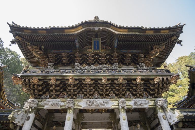 The gilded Yomeimon Gate at Nikko Tosho-gu shrine