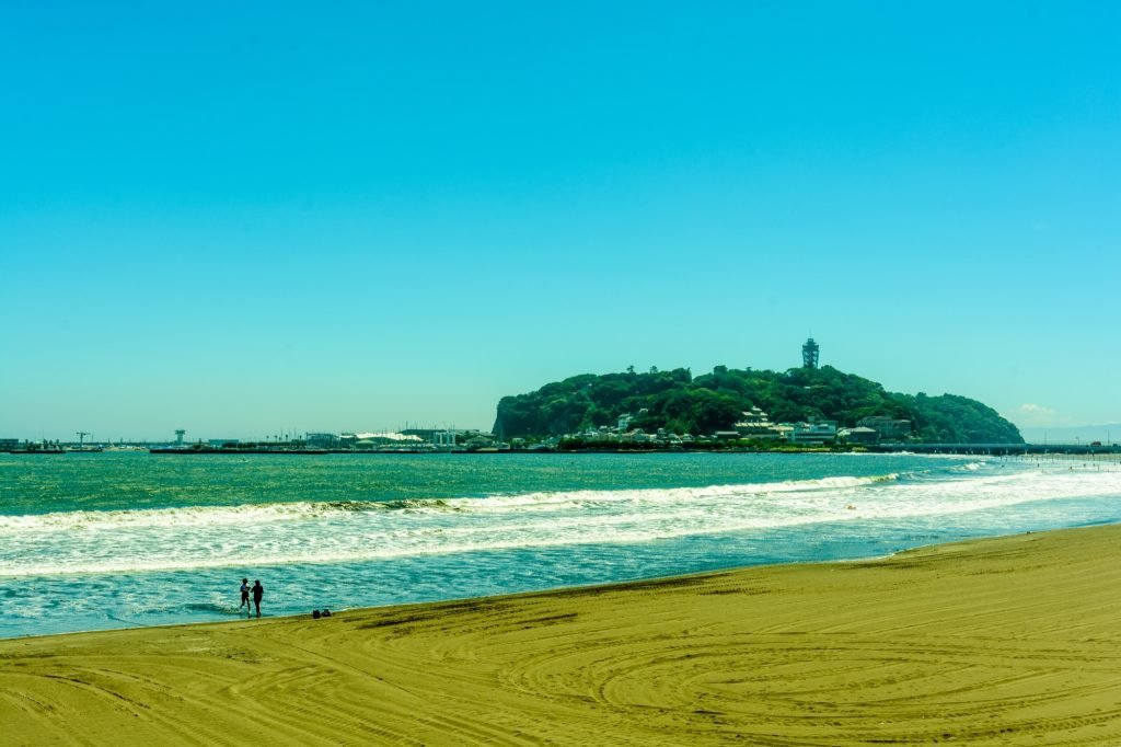 Enoshima island off the Kamakura coast