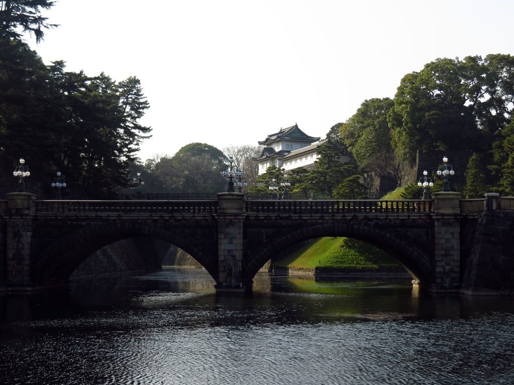 The Nijubashi Bridge at the Imperial Palace, Tokyo